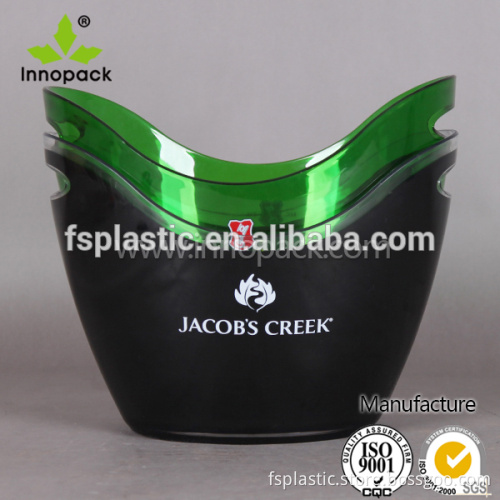 Acrylic party led light ice bucket with Rohs material